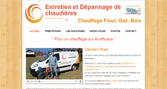 Desktop Screenshot of entretien-chaudieres.fr