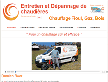 Tablet Screenshot of entretien-chaudieres.fr